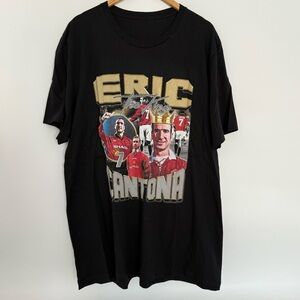 ERIC CANTONA MANCHESTER UNITED COLLAGE T-SHIRT XXL